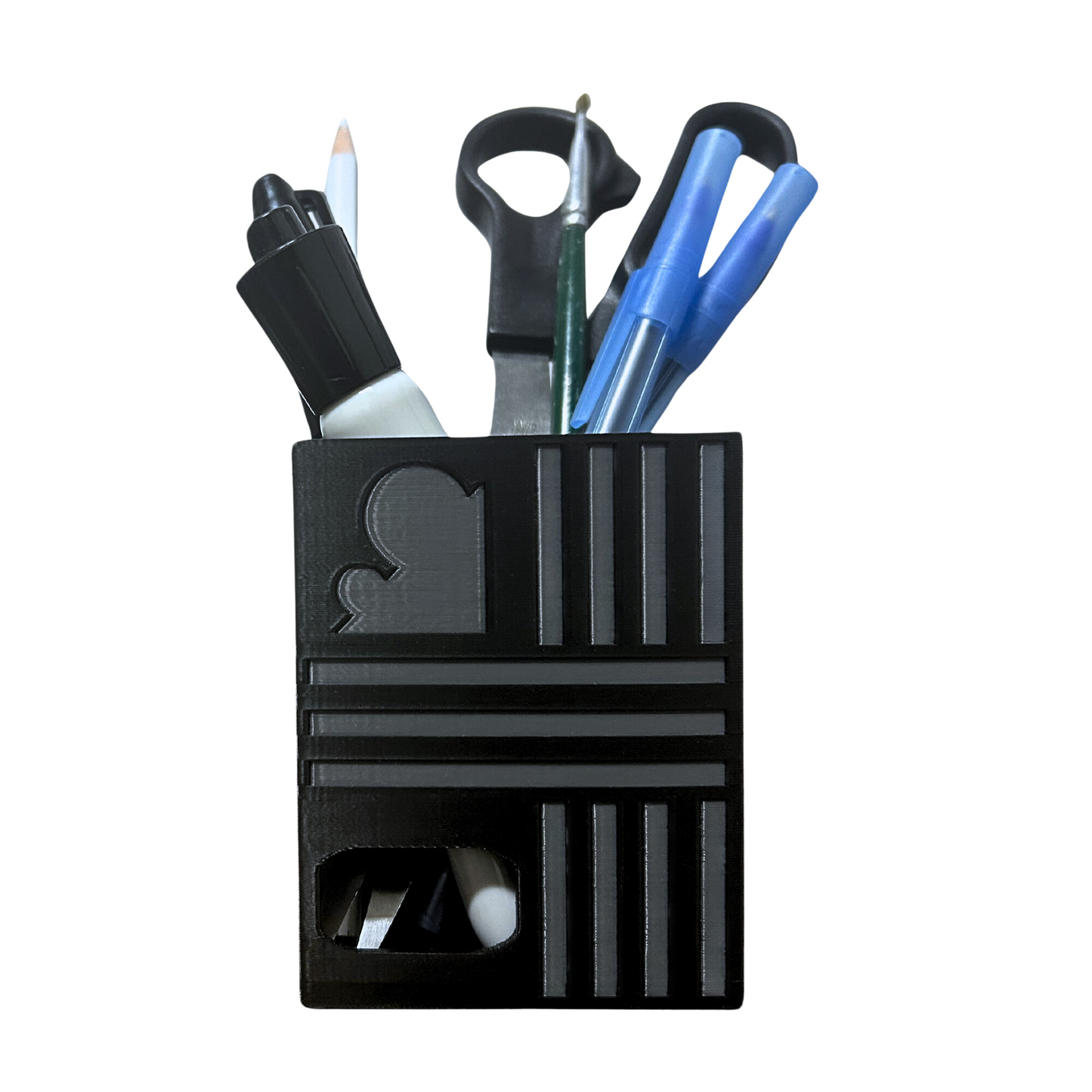 Pen Holder/Desktop Organizer - Black Sisyphus